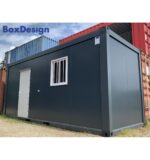 Modulo Prefabbricato Nero – Elegante, Isolato e Multifunzione - immagine 4